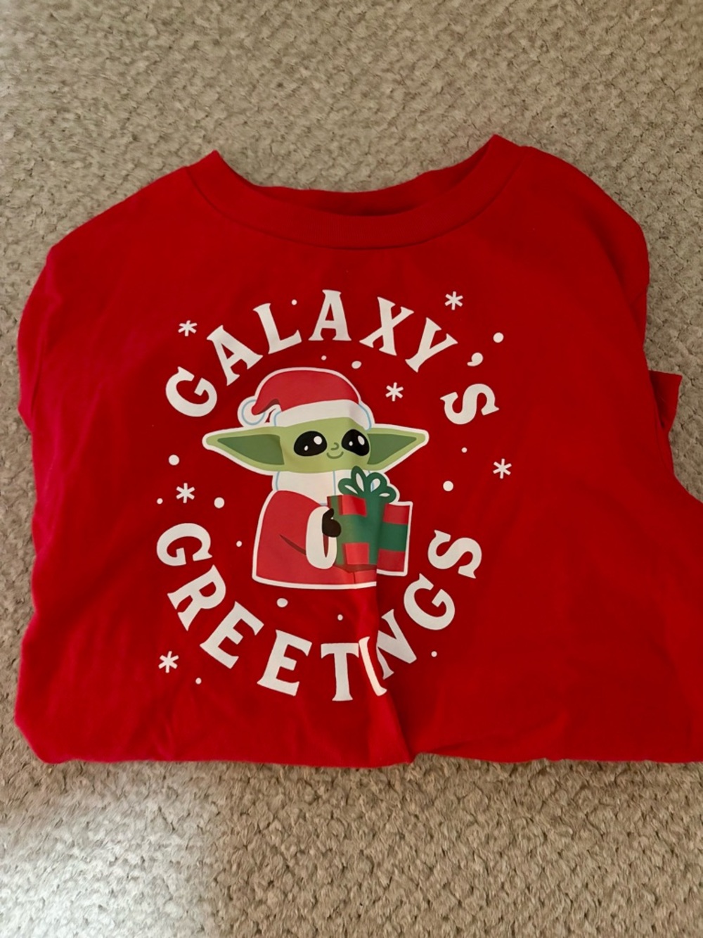 Star Wars Red Logo Tee with White Print